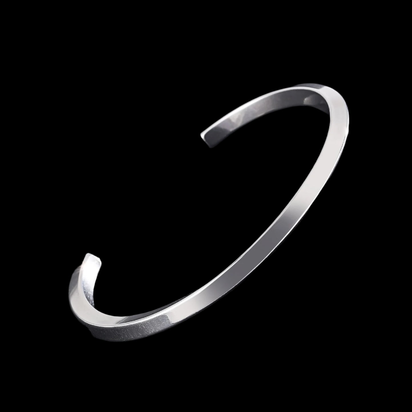 Twisted Irregular Open Bangle Bracelet