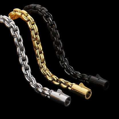 Anchor Chain Thick Gauge Post Clasp Bracelet