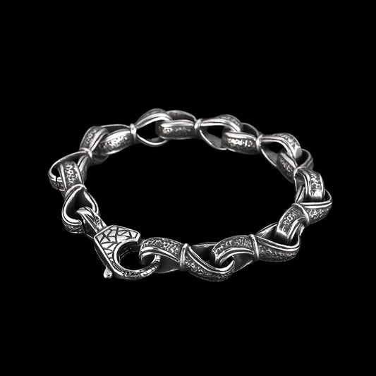 Ancient Warrior Hand-Roughed Bracelet