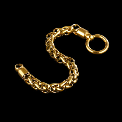 Braided Wheat Chain Bracelet