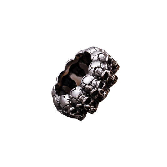 Cracked Skulls Mens Ring