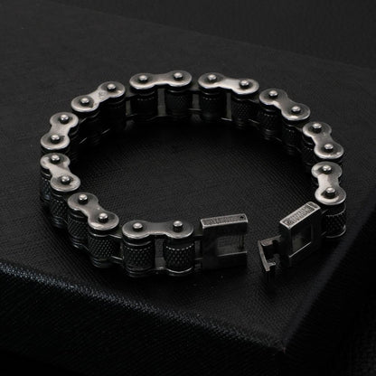 Military Finish Bike Chain Bracelet