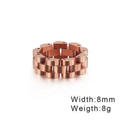 Watch Link Chain Ring