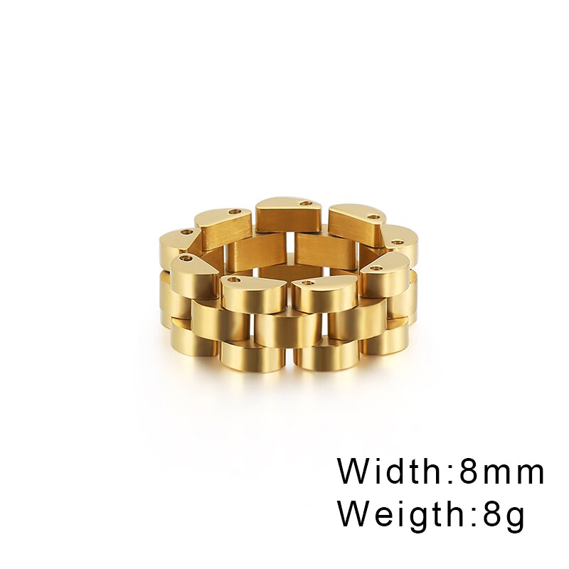 Watch Link Chain Ring