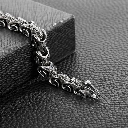 Viking Dragon Link Chain