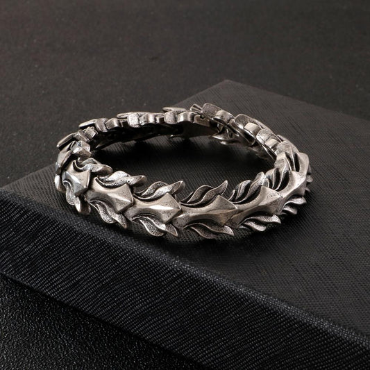 Ancient Dragon Scale Link Bracelet