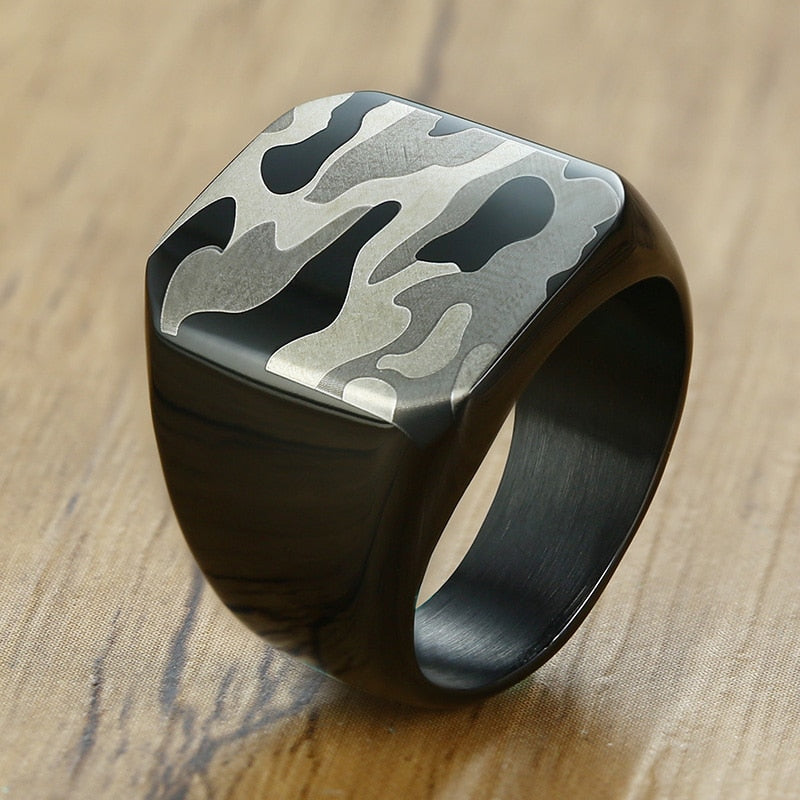 Stainless Steel Geometric Ring