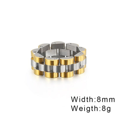 Watch Link Chain Ring