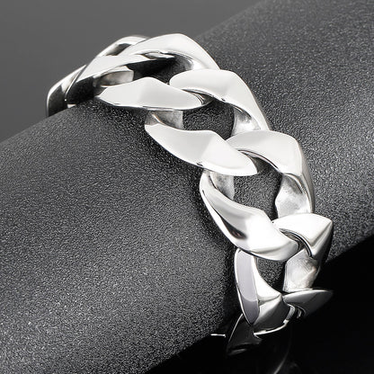 Punk Angle Super Massive Cuban Chain Bracelet