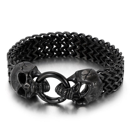 Wolf Totem Triple Chain  Bracelet