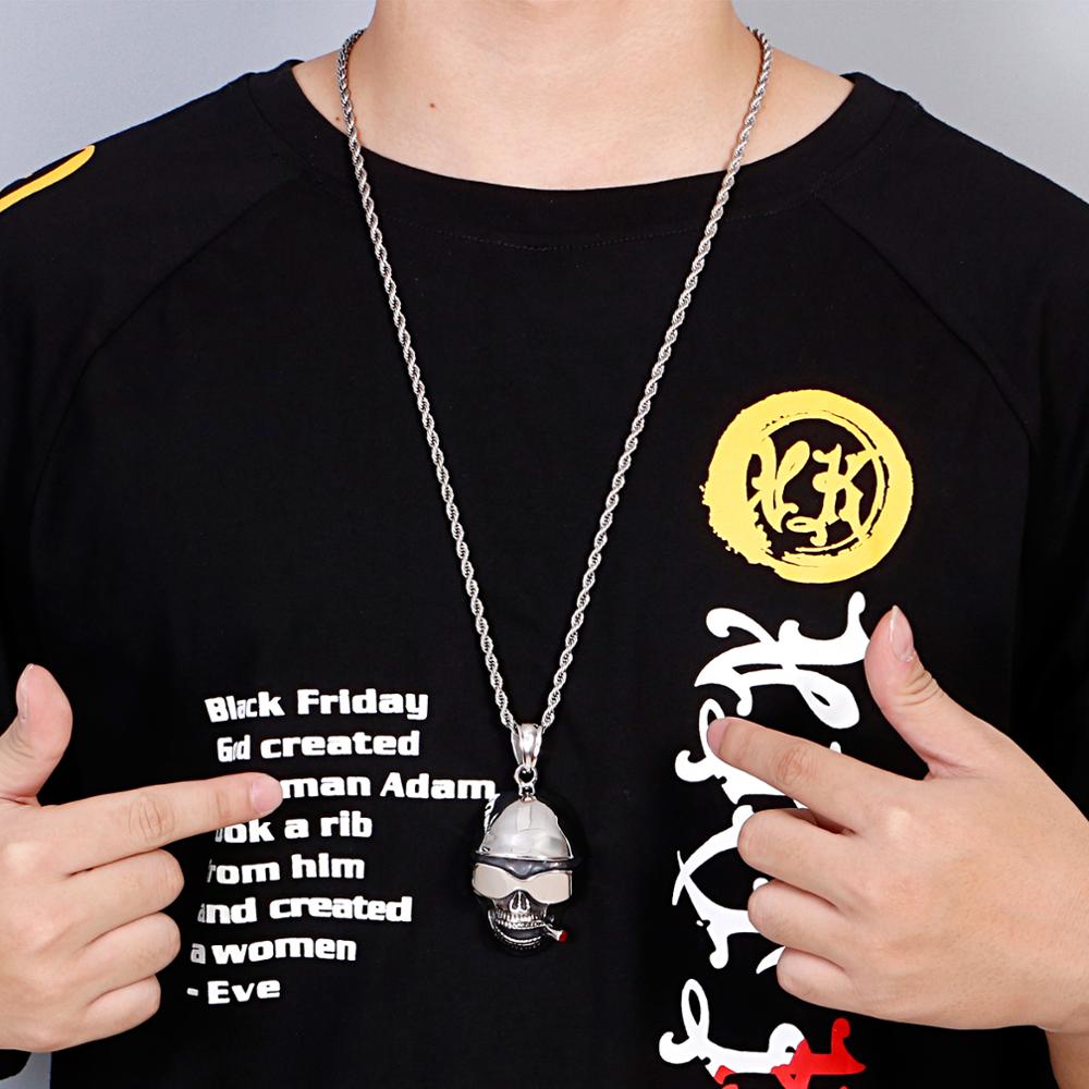 Bold and Heavy Skull Pendant Necklace Series