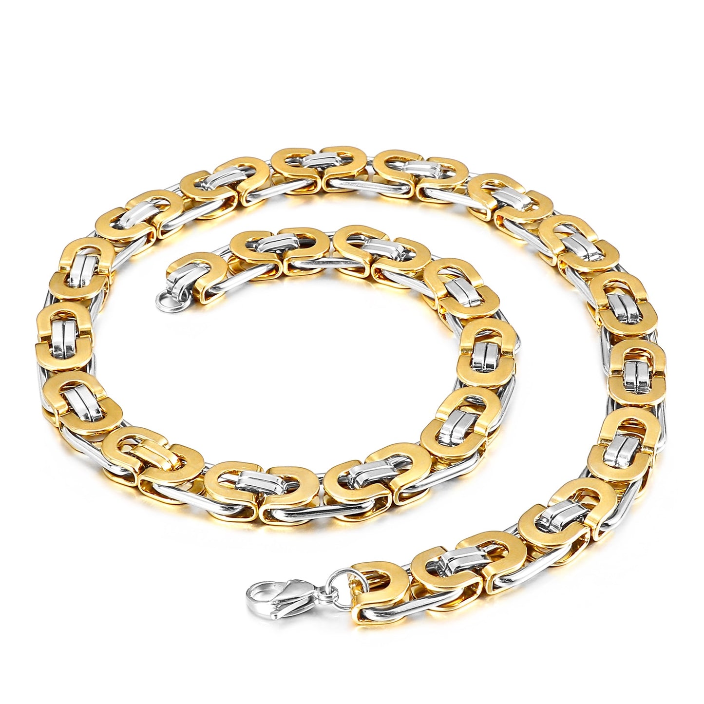Futura Minimalist Byzantine Chain Layering Necklace