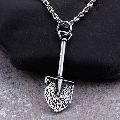 Tools of the Trade Steel Shovel Necklace