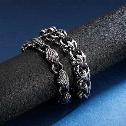 Round Link Viking Bracelet