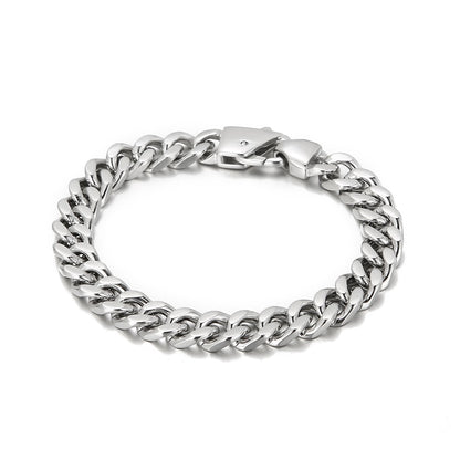 Medium Gauge Cuban Chain Link Bracelet