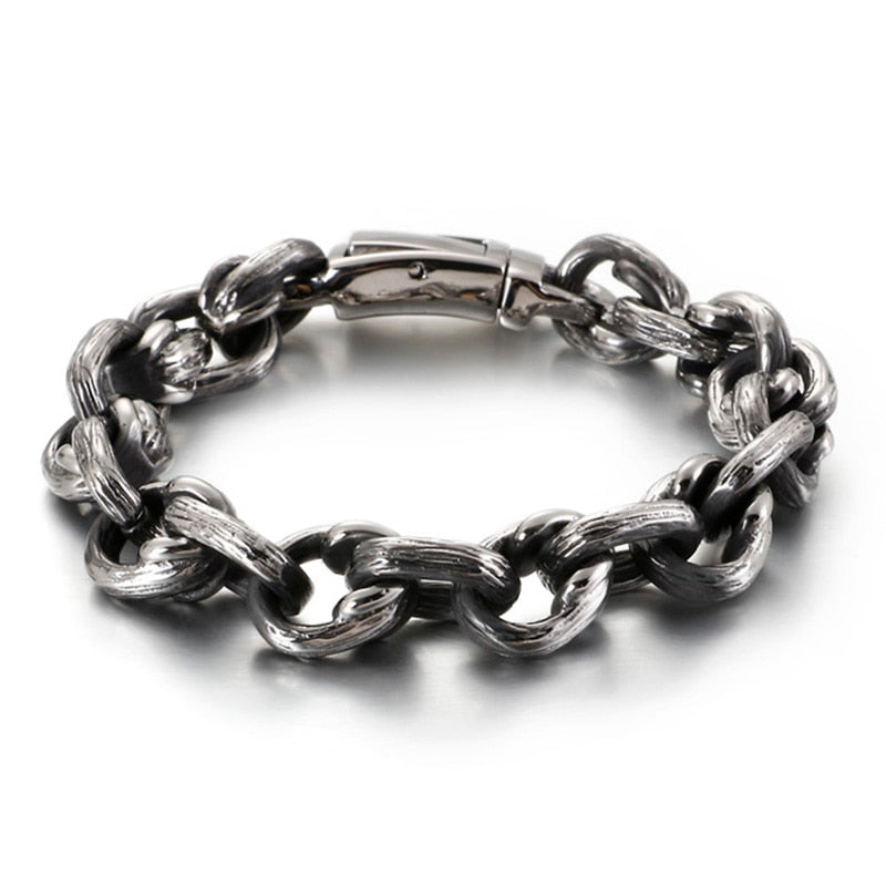 Retro Curb Link Chain Bracelet