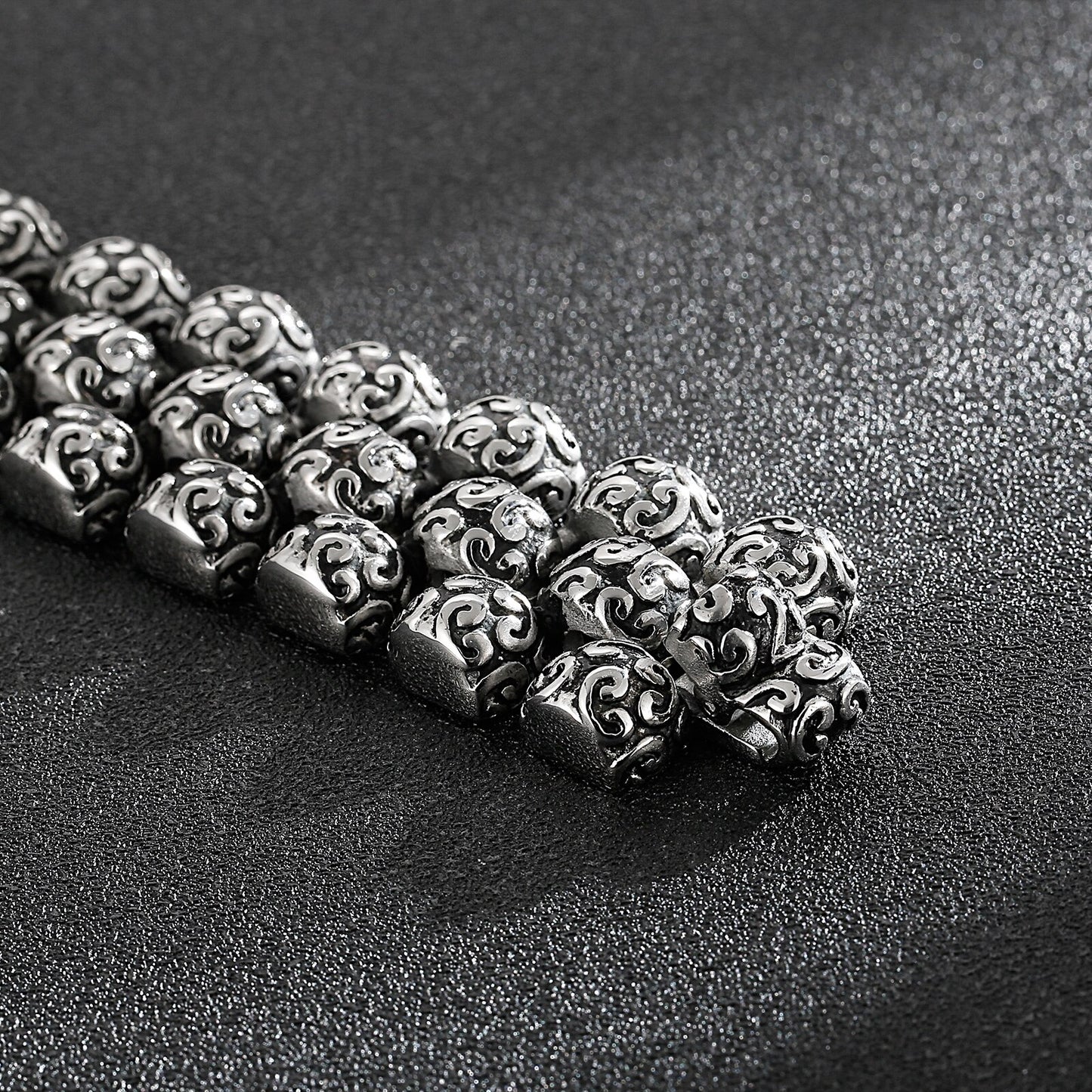 Steel Bead Bracelet