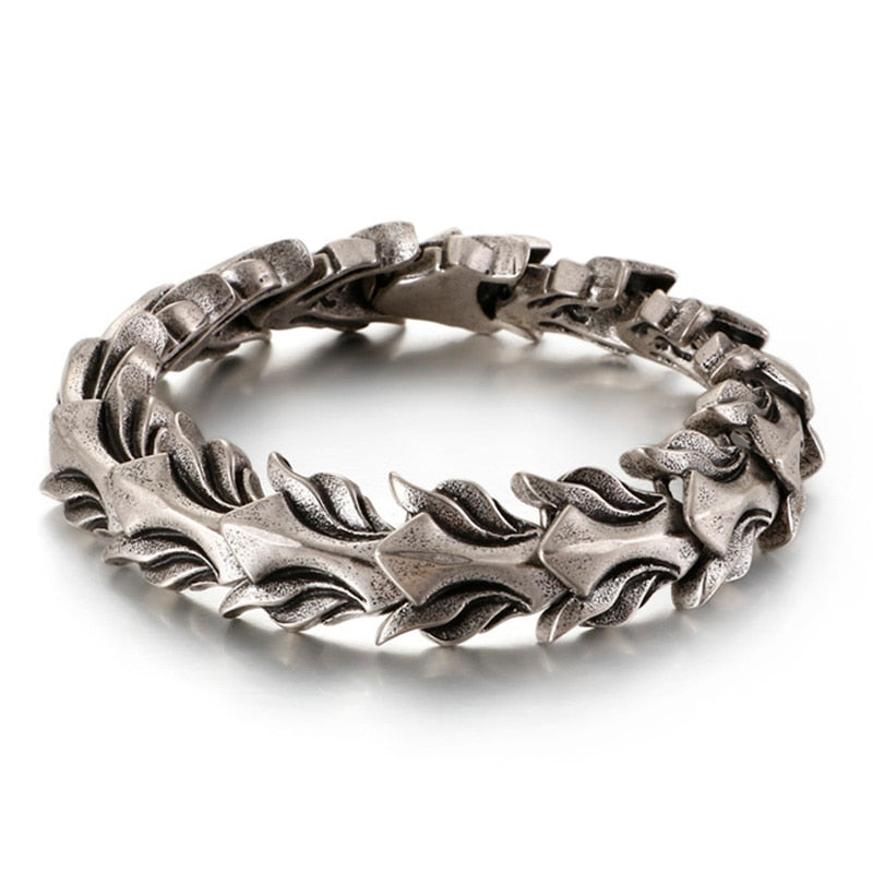 Ancient Dragon Scale Link Bracelet