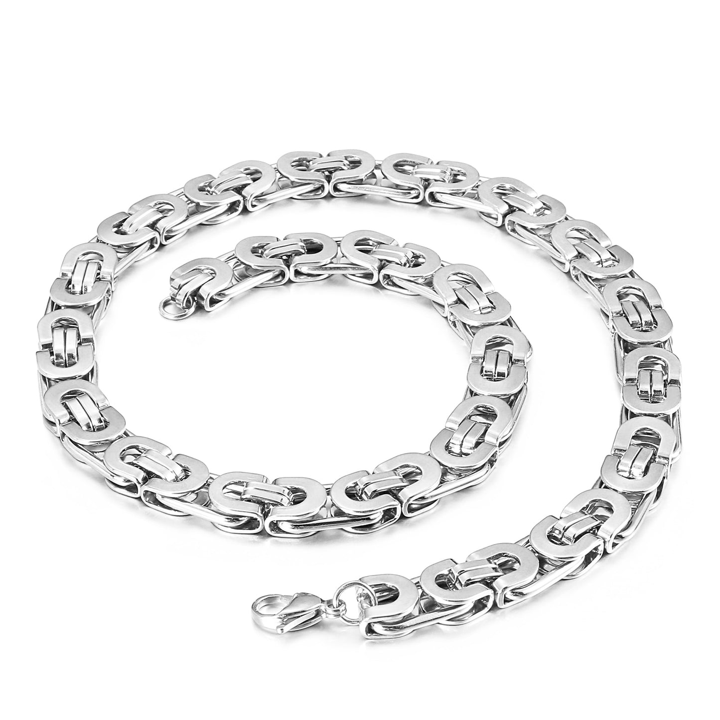 Futura Minimalist Byzantine Chain Layering Necklace