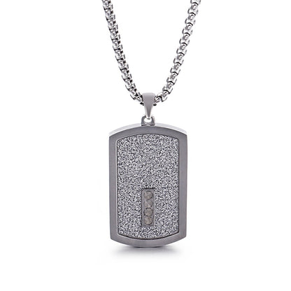 Big Bling High Roller Dogtag Necklace