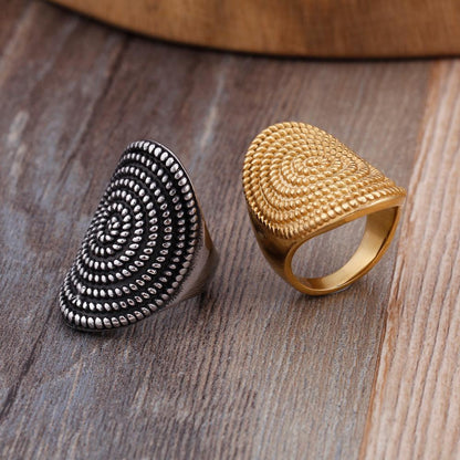 Black Oval Ring