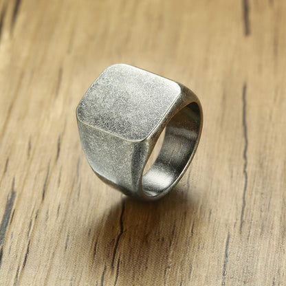 Stainless Steel Geometric Ring