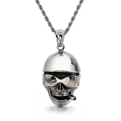 Bold and Heavy Skull Pendant Necklace Series