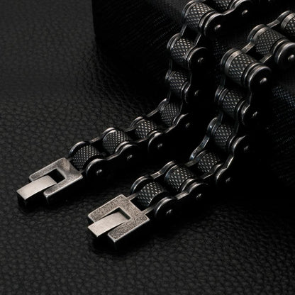 Military Finish Bike Chain Bracelet