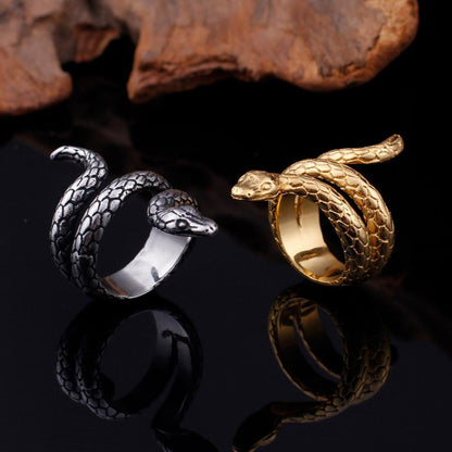 Serpent's Coils Layering Ring