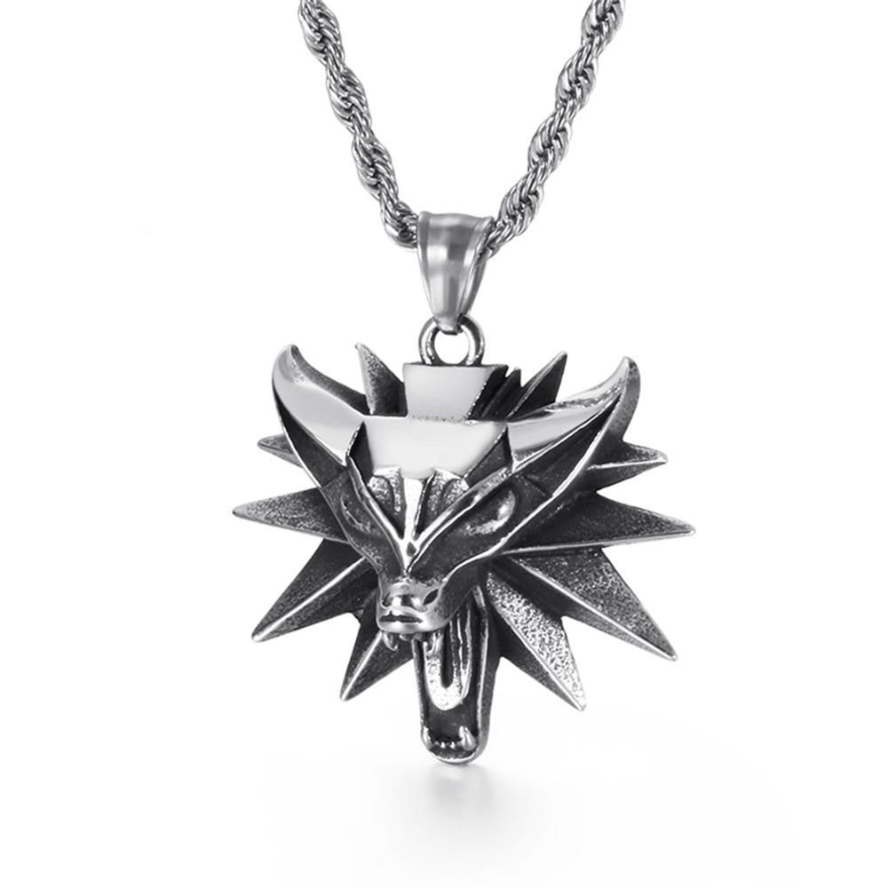 Bullfighting Chain Pendant Necklace