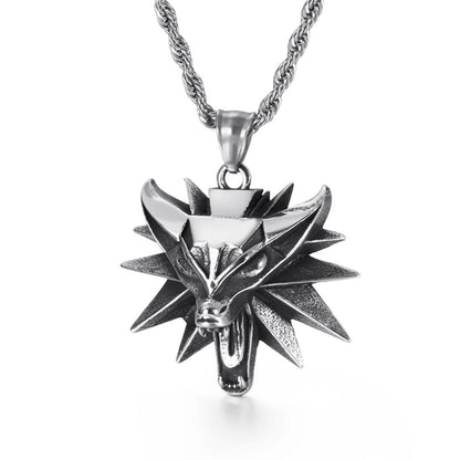 Bullfighting Chain Pendant Necklace