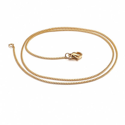 Micro Link Mini Cuban Chain Layering Necklace