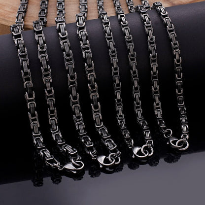 Titanium Stainless Steel Royal Chain 4/5mm