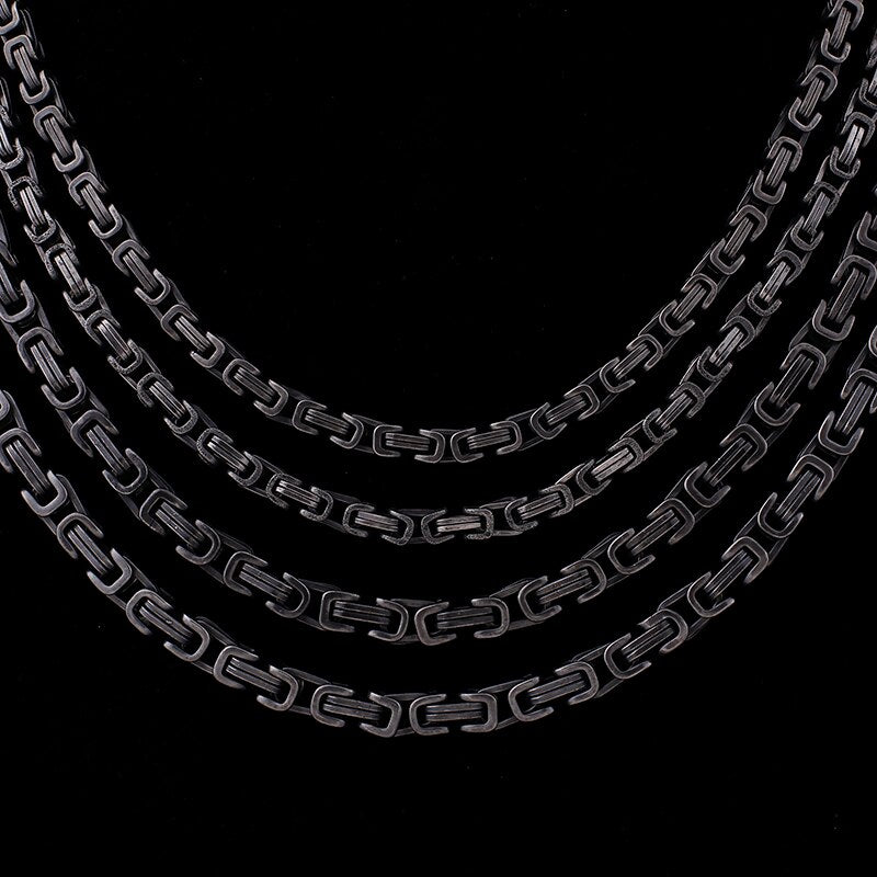 Titanium Stainless Steel Royal Chain 4/5mm