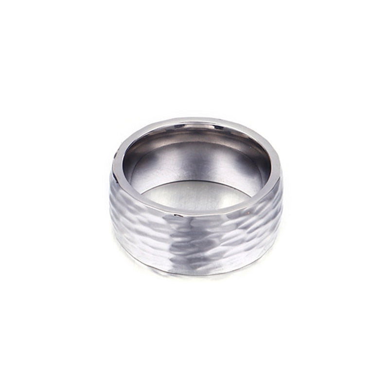 Hand-Hammered Wave Ring