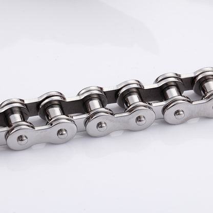 Heavy Duty Bicycle Link Wrap Clasp Chain Necklace