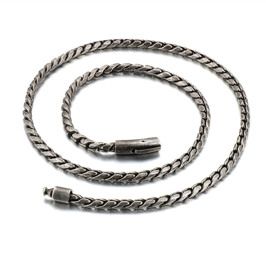 Box Link Snake Chain Necklace