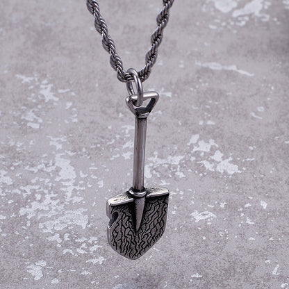 Tools of the Trade Steel Shovel Necklace