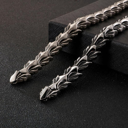 Ancient Dragon Scale Link Bracelet