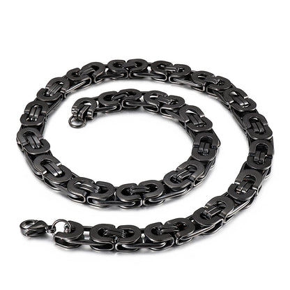 Futura Minimalist Byzantine Chain Layering Necklace