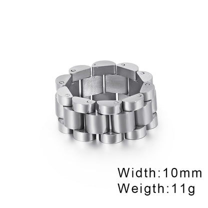 Watch Link Chain Ring