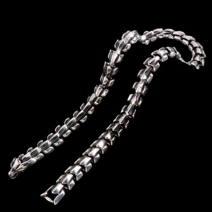 Heavy Armor Dragonscale Chain Necklace