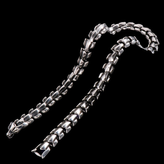 Heavy Armor Dragonscale Chain Necklace