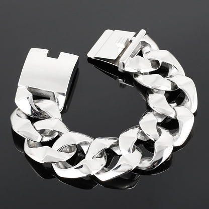 Punk Angle Super Massive Cuban Chain Bracelet