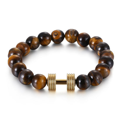 Lava Stone and Tiger's Eye Bracelet