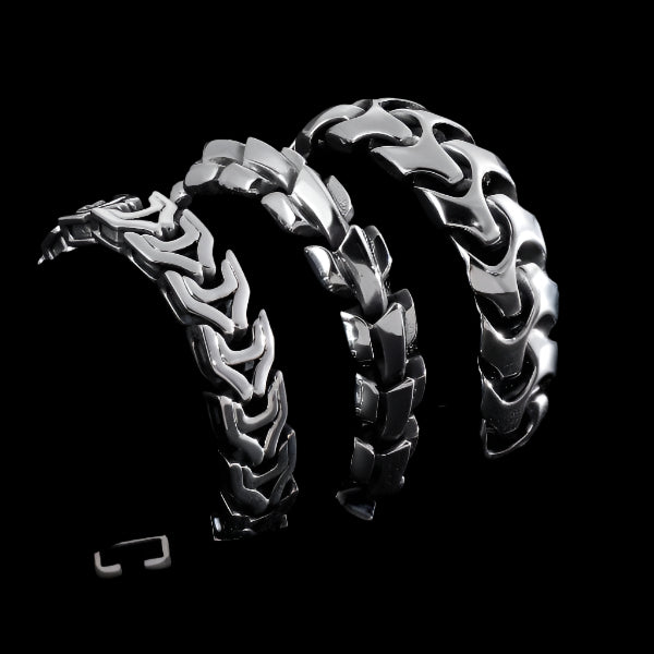 Industrial Link Steel Bracelet