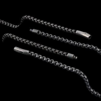 Retro Bubble Link Chain Mens Necklace