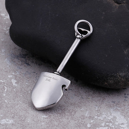 Tools of the Trade Steel Shovel Necklace