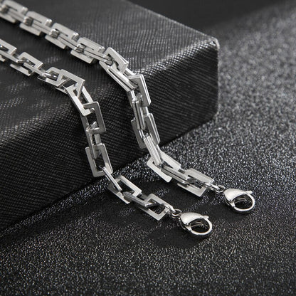 Modern Square Link Chain Bracelet