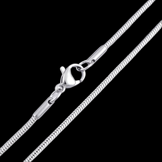 Classic Stainless Steel Snake Chain Necklace
